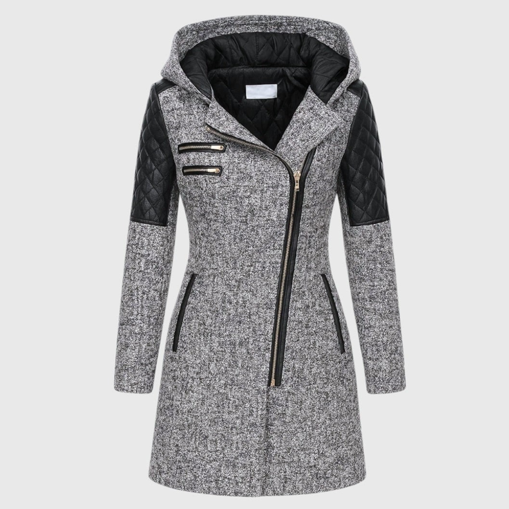 DANICA – QUILTED ZIP COAT