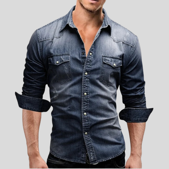 James™ | Chemise en denim moderne 