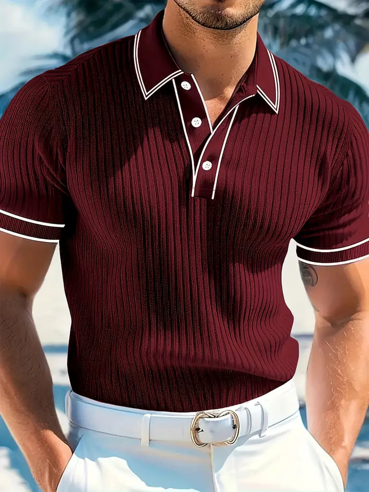 James™ | Elegant Short Sleeve Polo