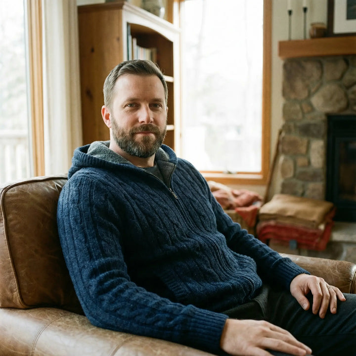 Gavin | Cozy Wool Hooded Sweater