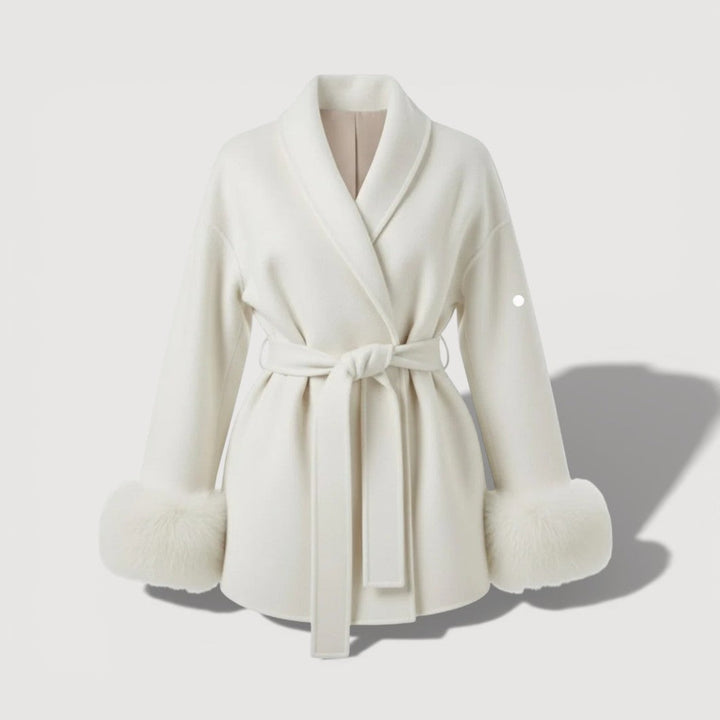 JULIA – BELTED WRAP COAT