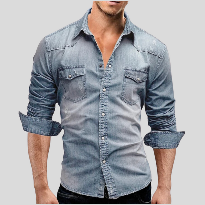 James™ | Chemise en denim moderne 