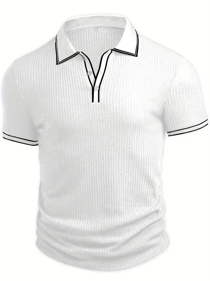 James™ | Elegant Short Sleeve Polo