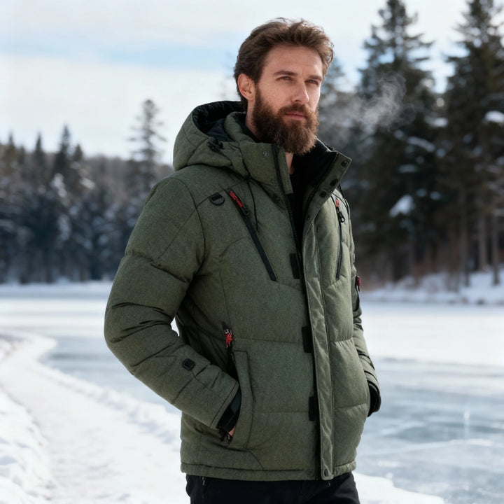 Dylan | Hooded Down Insulated Winter Jacket