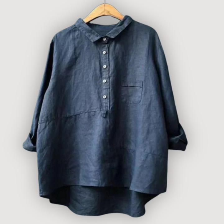 OLIVIA – RELAXED LINEN BLOUSE
