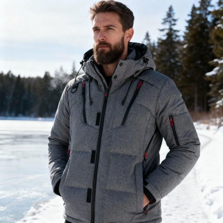 Dylan | Hooded Down Insulated Winter Jacket