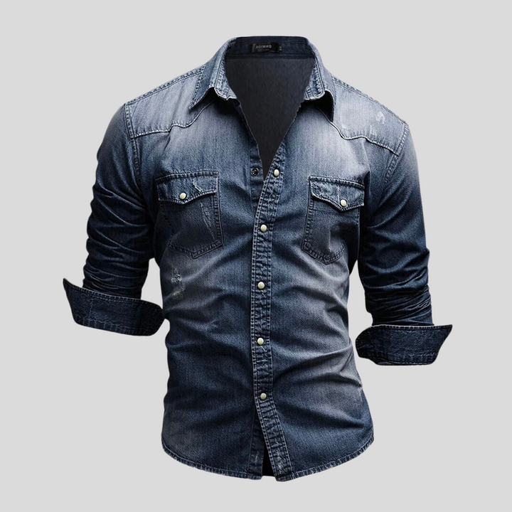 James™ | Chemise en denim moderne 