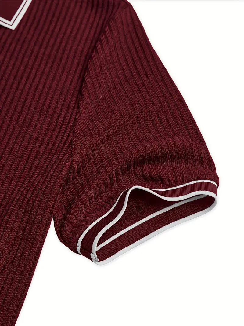 James™ | Elegant Short Sleeve Polo