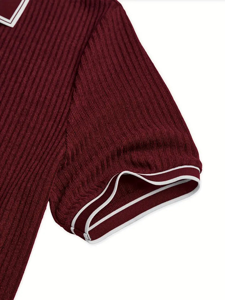 James™ | Elegant Short Sleeve Polo