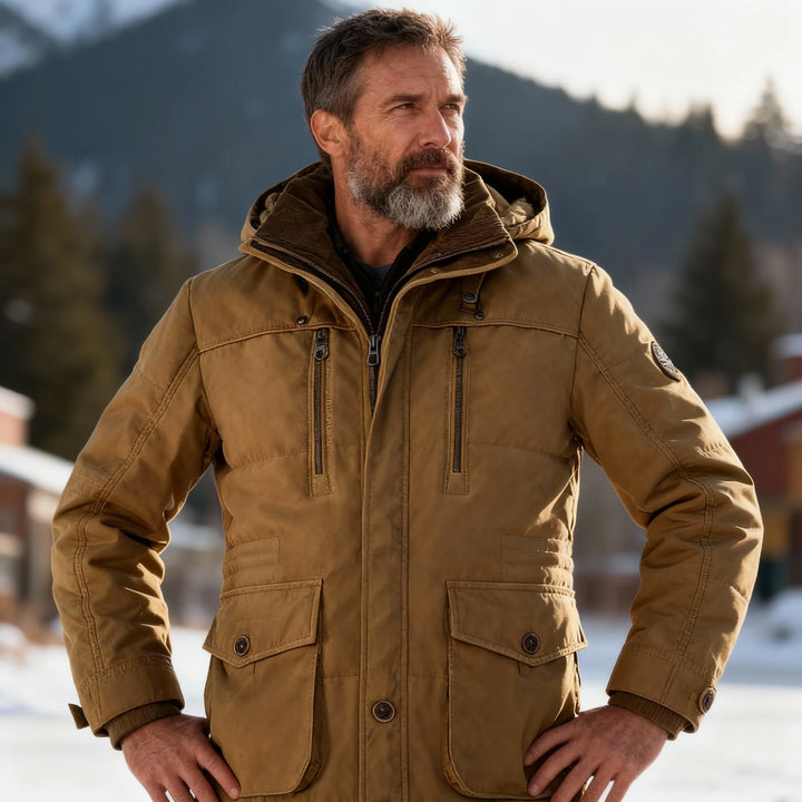Parker | Structured Water-Resistant Utility Winter Jacket