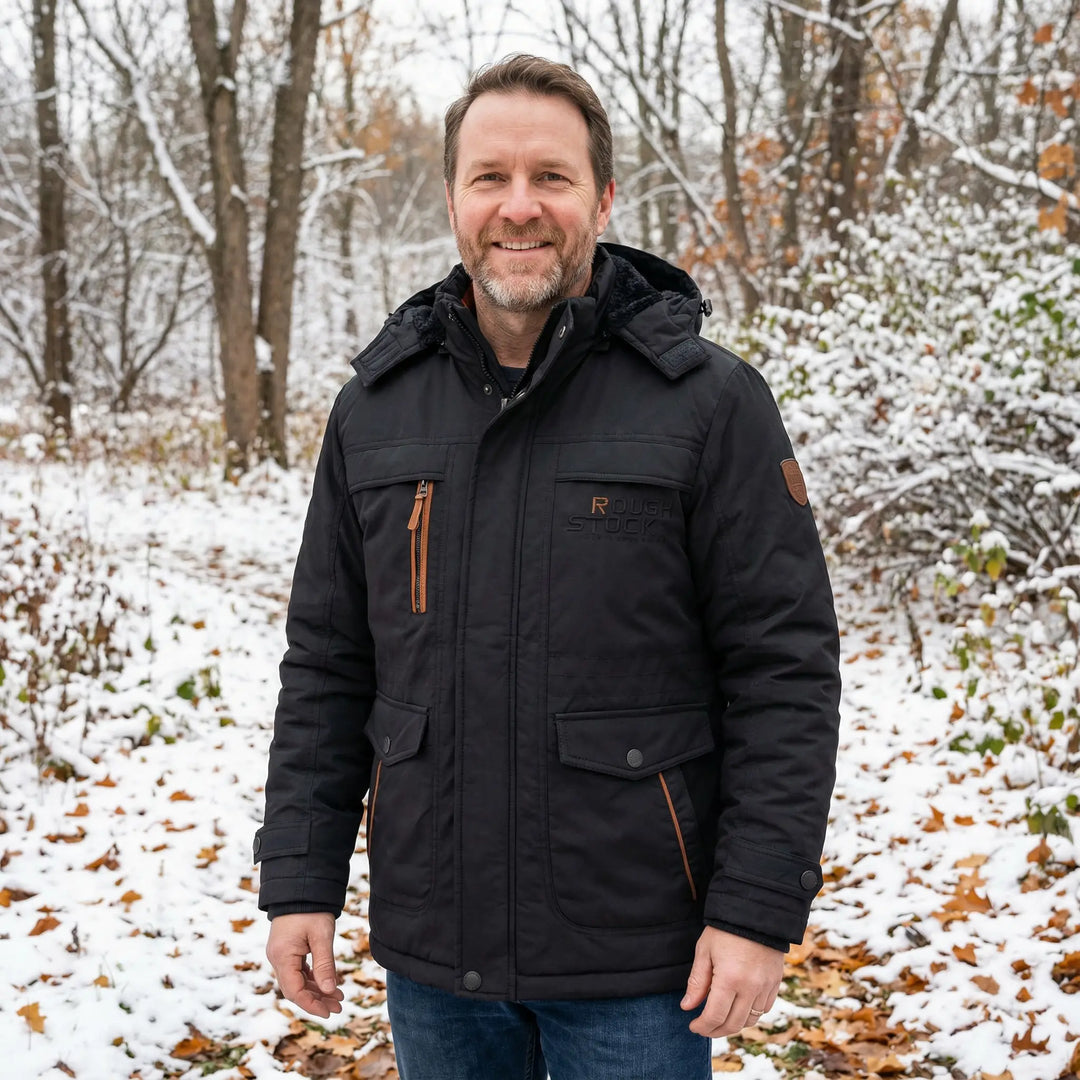 Luca | Windproof Insulated Winter Jacket with Pockets