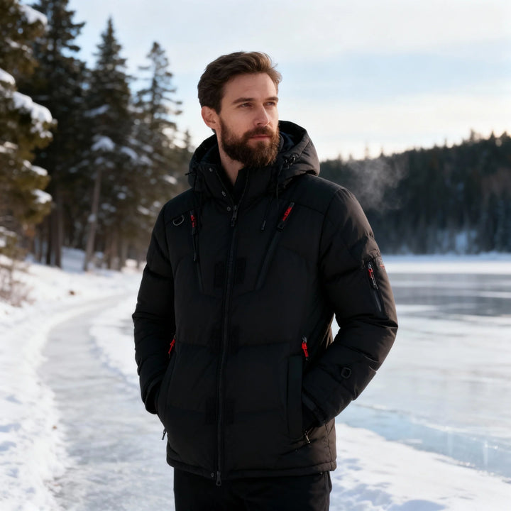 Dylan | Hooded Down Insulated Winter Jacket