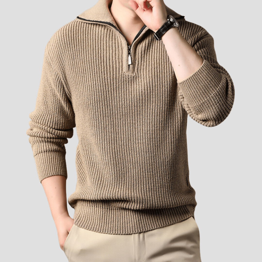 Everett | Half Zip Sweater