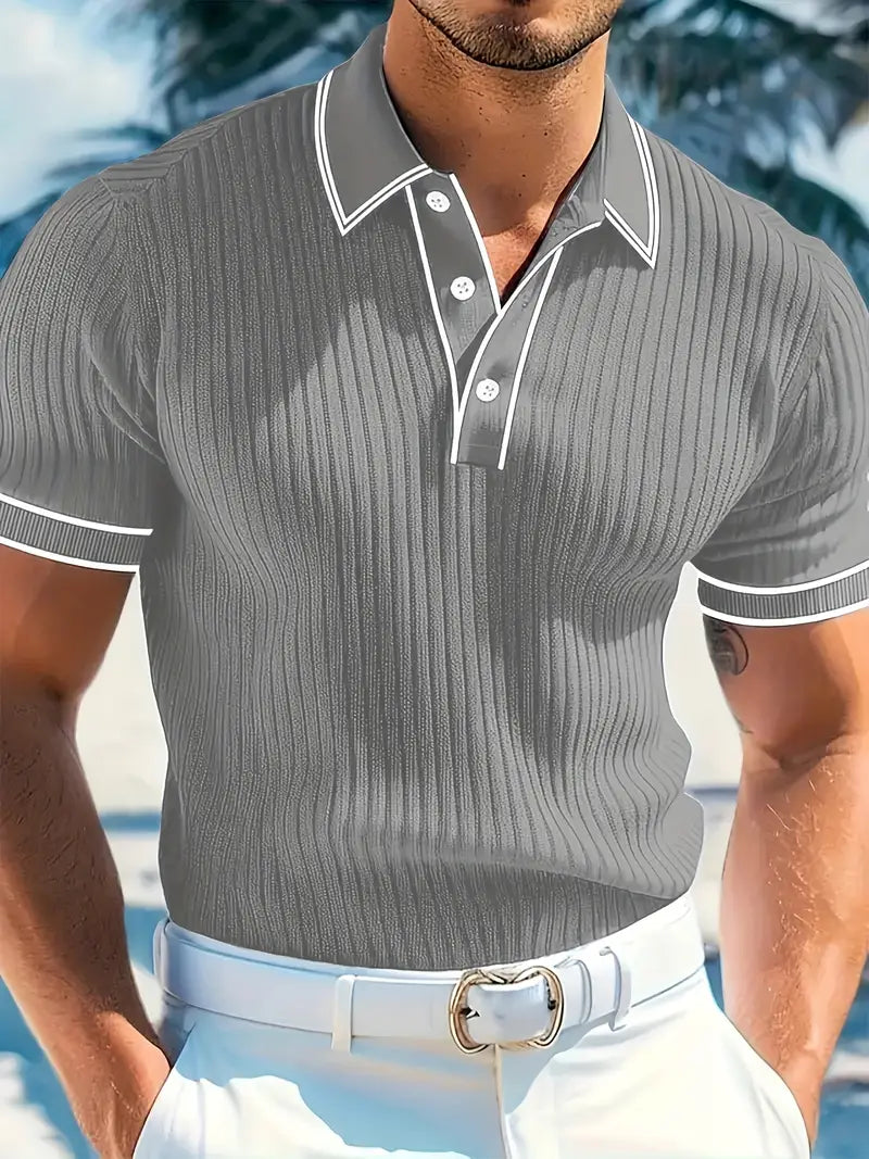 James™ | Elegant Short Sleeve Polo