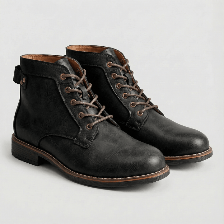 Liam | Leather Lace Boots