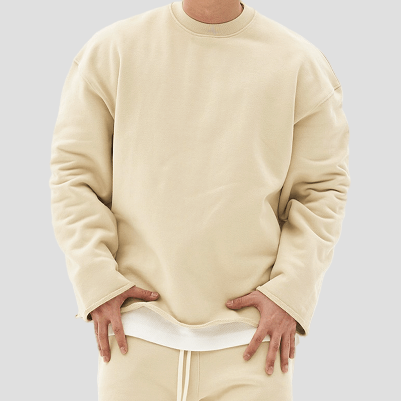 Brody | Fashion Solid Color Loose Fit Sweatshirt