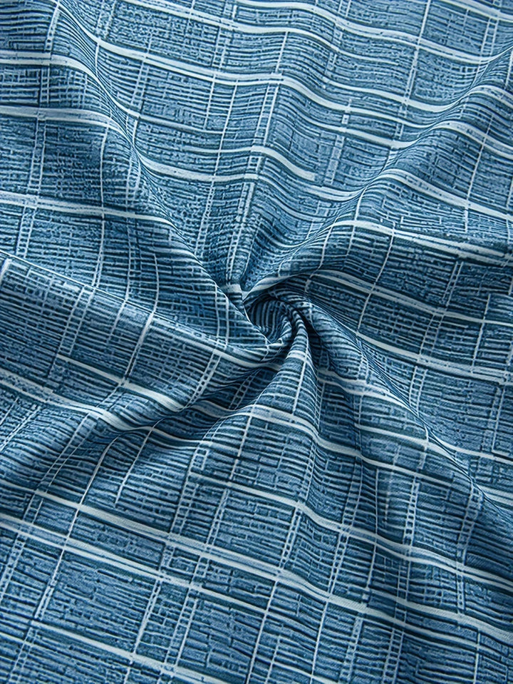 James™ | Chemise élégante à rayures et à carreaux