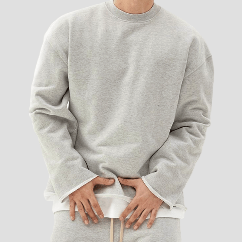 Brody | Fashion Solid Color Loose Fit Sweatshirt