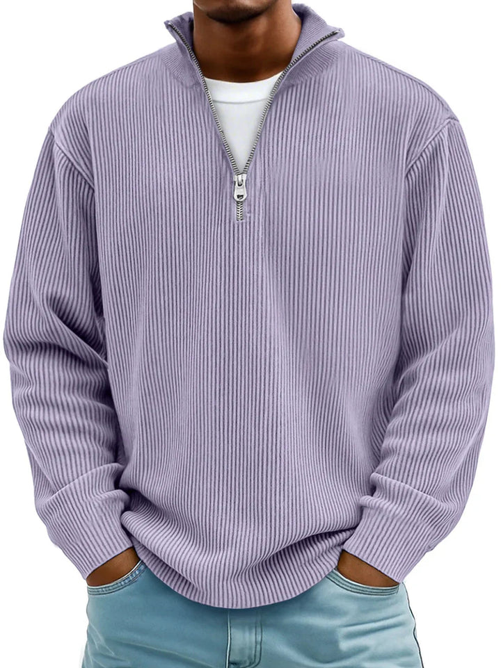 James™ | Classic Rib Quarter-Zip Pullover