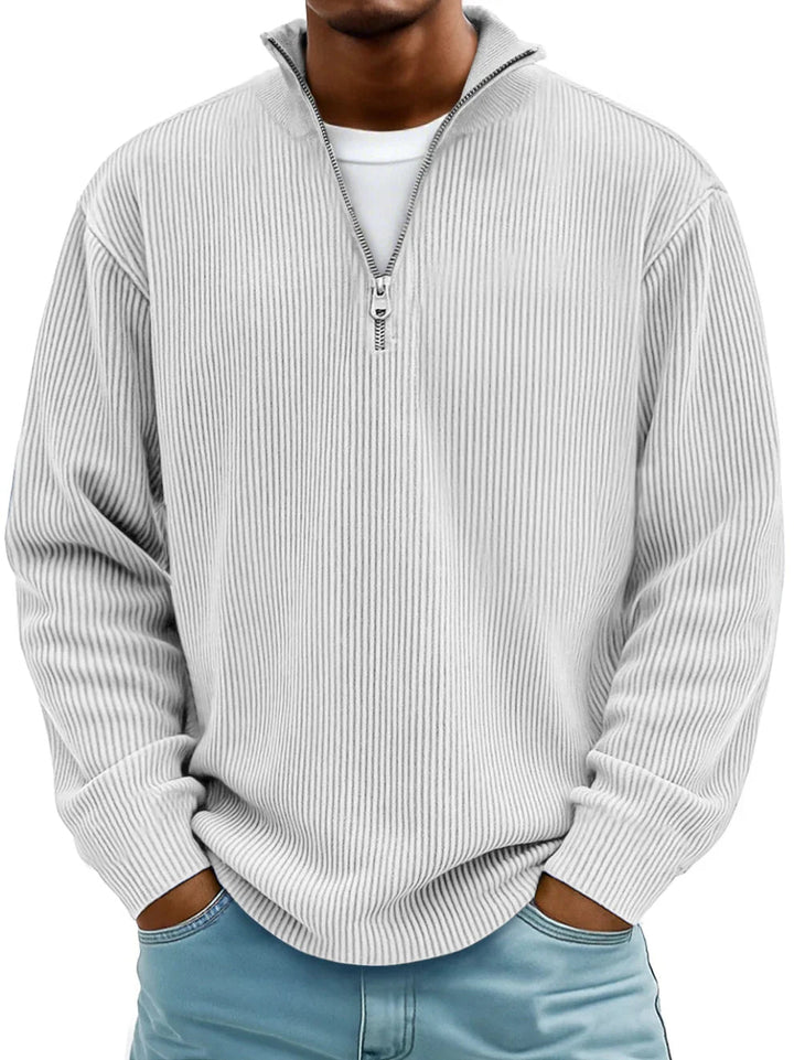 James™ | Classic Rib Quarter-Zip Pullover
