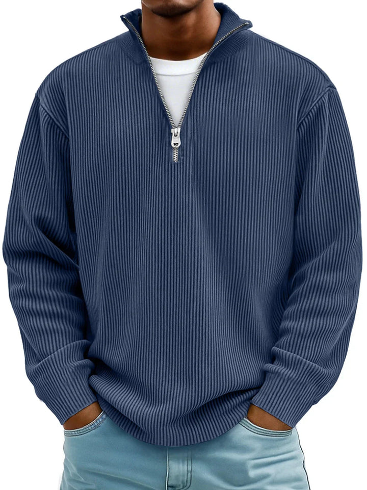 James™ | Classic Rib Quarter-Zip Pullover