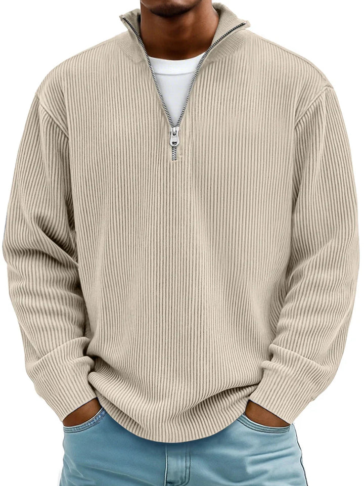 James™ | Classic Rib Quarter-Zip Pullover
