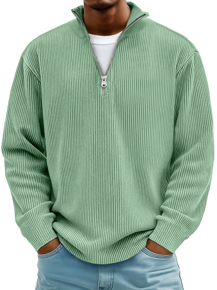 James™ | Classic Rib Quarter-Zip Pullover