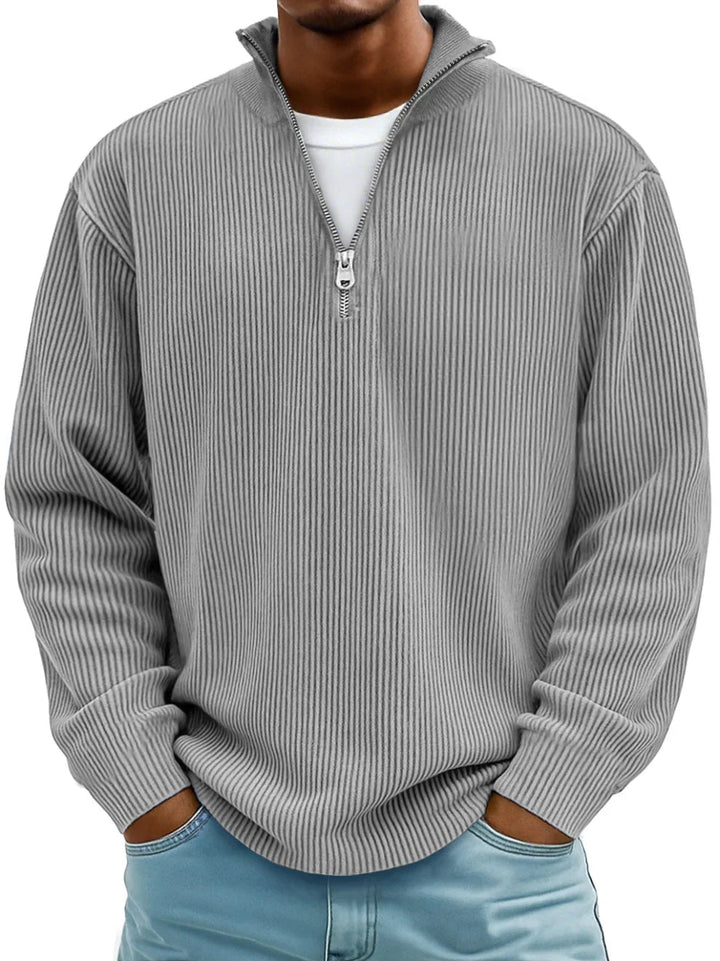 James™ | Classic Rib Quarter-Zip Pullover