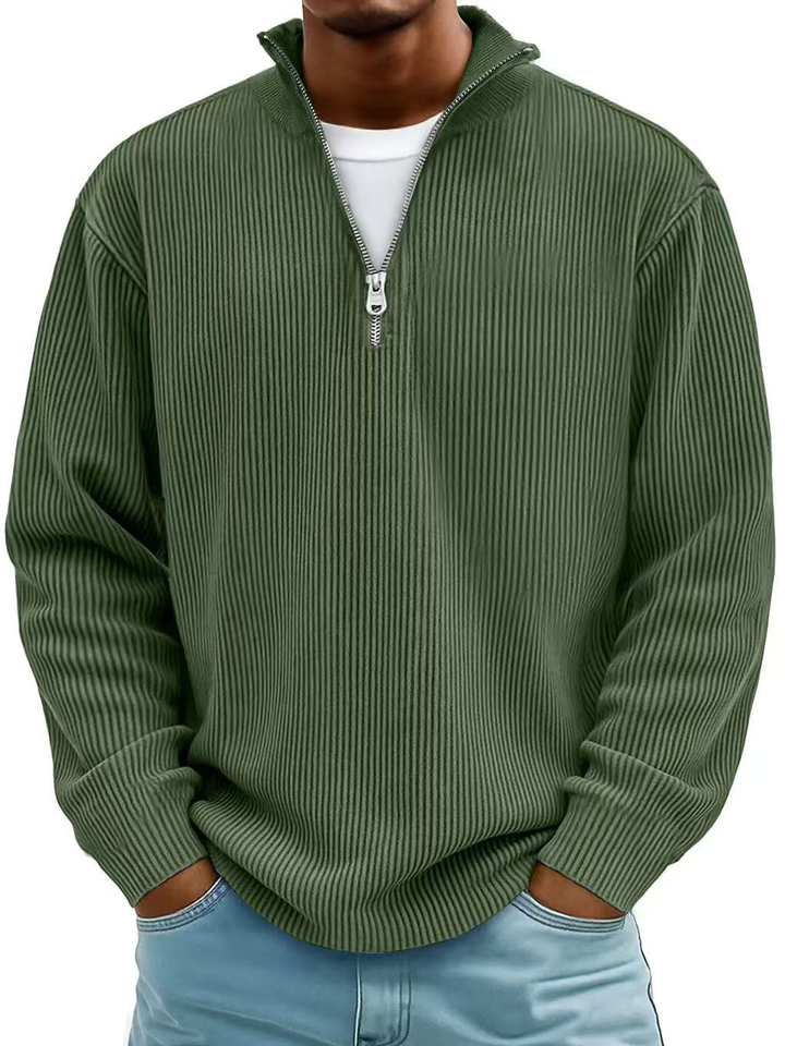 James™ | Classic Rib Quarter-Zip Pullover