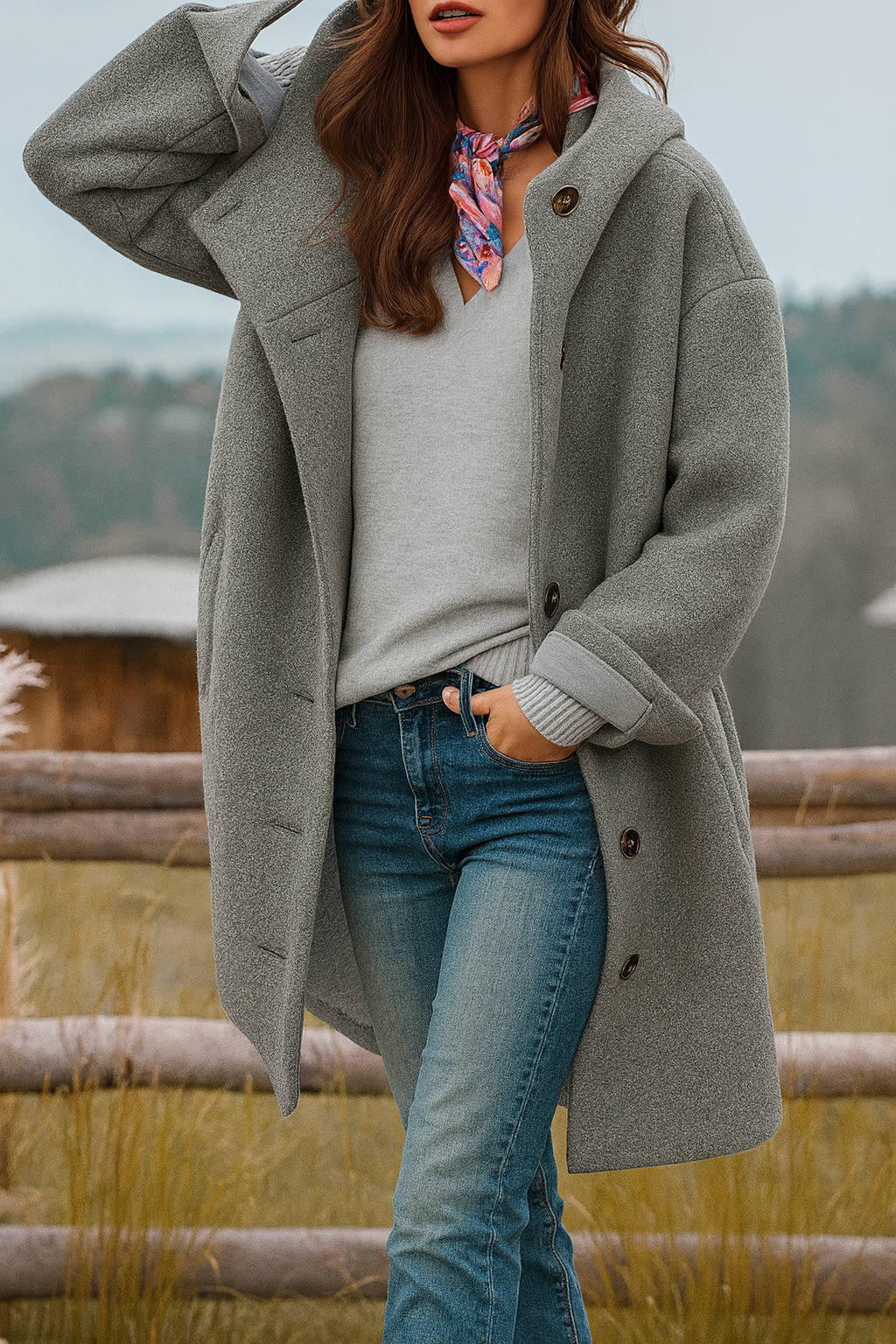 Jane™ – everyday coat mid-length and cosy