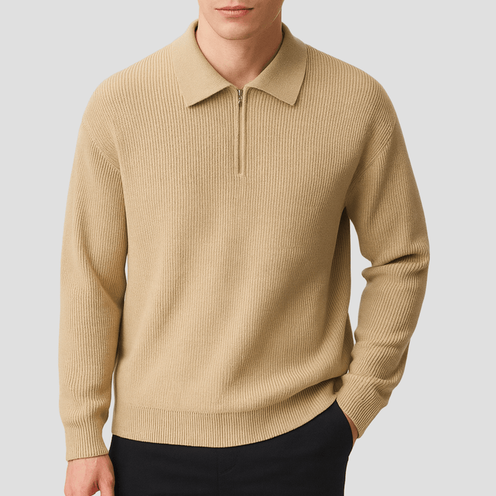 Oliver | Half-Zip Cozy Knit Sweater