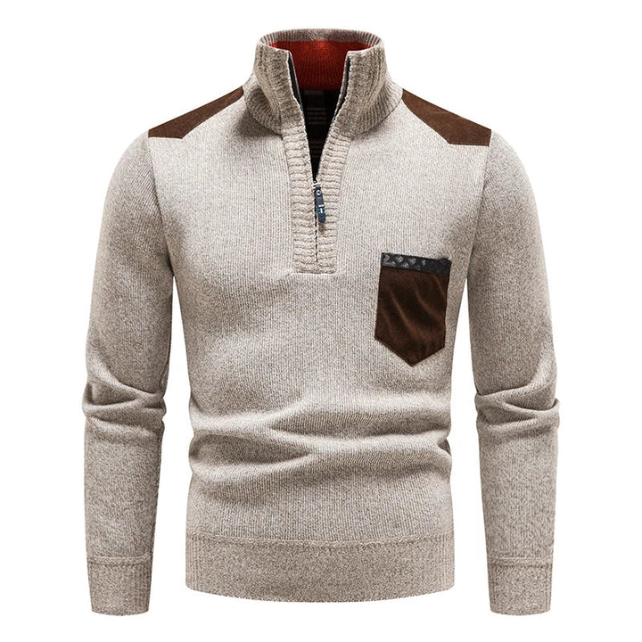 James™ |Men's Fleece Pullover With Zip
