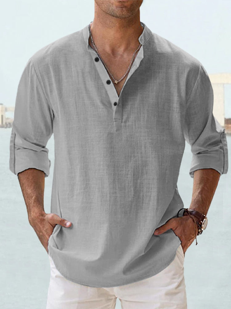 James™ | Soft and Breathable Linen Shirt