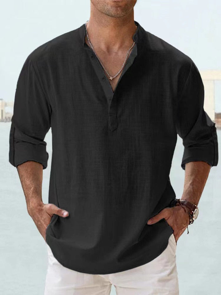 James™ | Soft and Breathable Linen Shirt