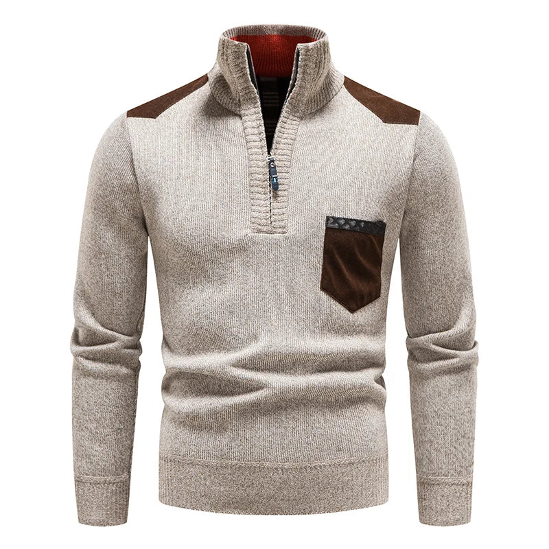 James™ |Men's Fleece Pullover With Zip