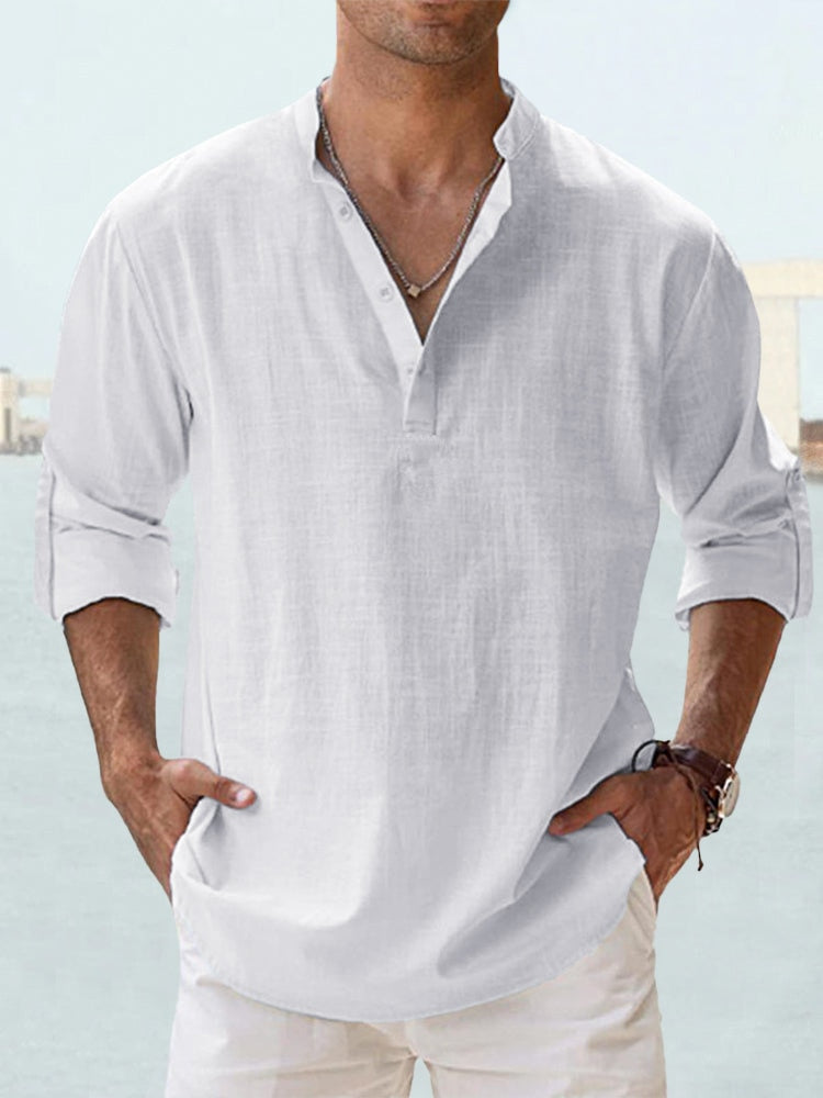 James™ | Soft and Breathable Linen Shirt