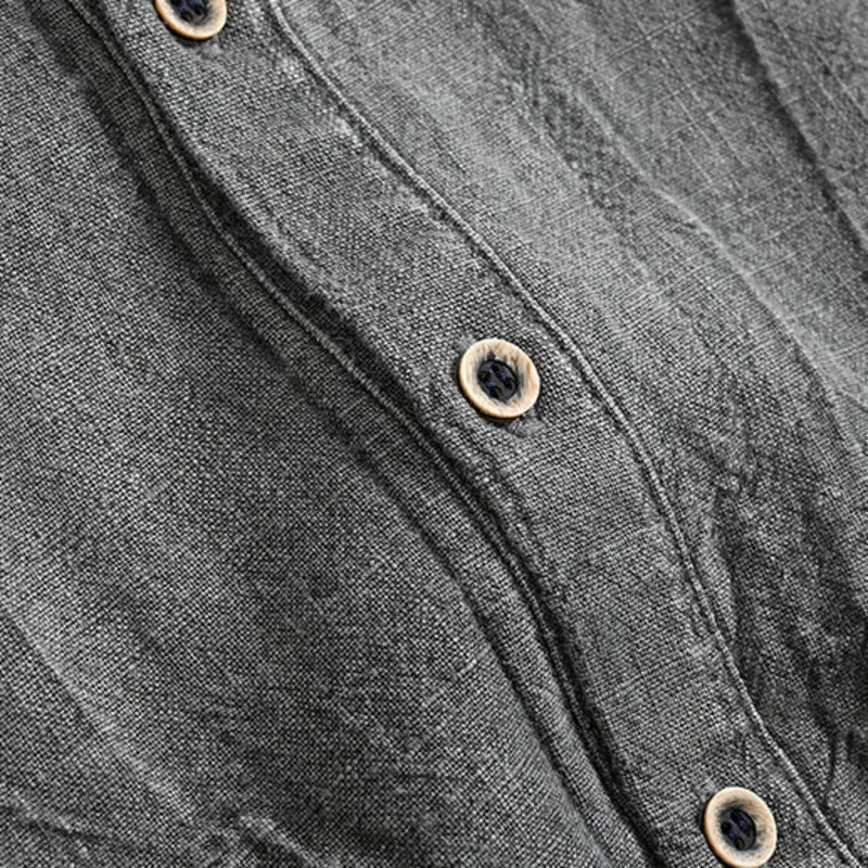 Chemise délavée à la pierre d'Adam