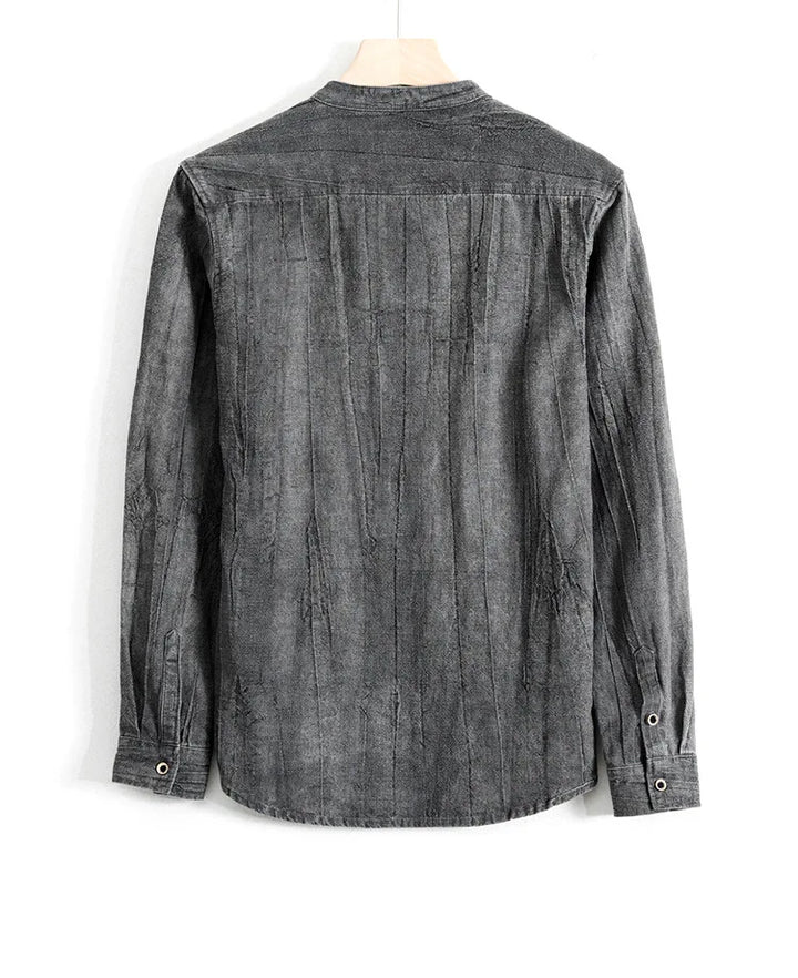 Chemise délavée à la pierre d'Adam