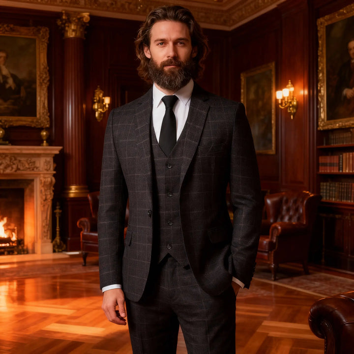 Hudson | 3-Piece Peaky Blinders Style Suit