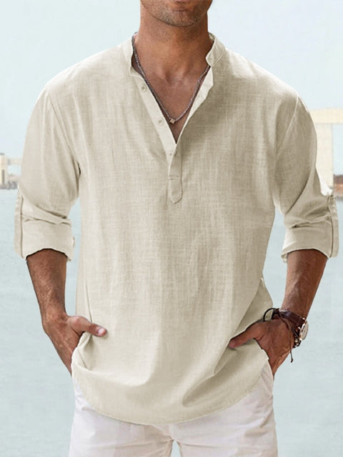 James™ | Soft and Breathable Linen Shirt