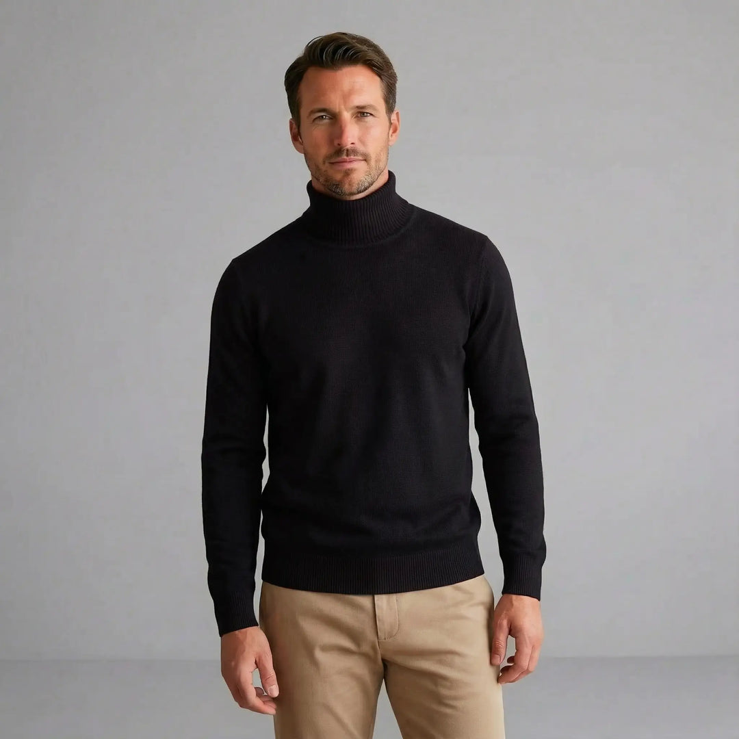 Bentley | Solid Turtleneck Sweater