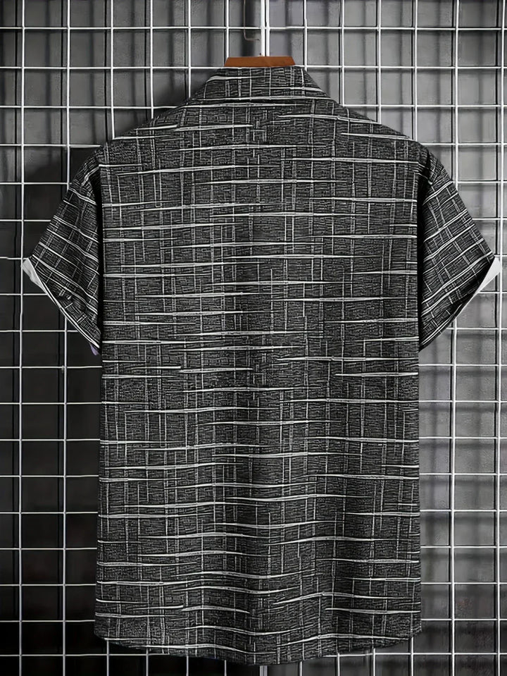 James™ | Chemise élégante à rayures et à carreaux