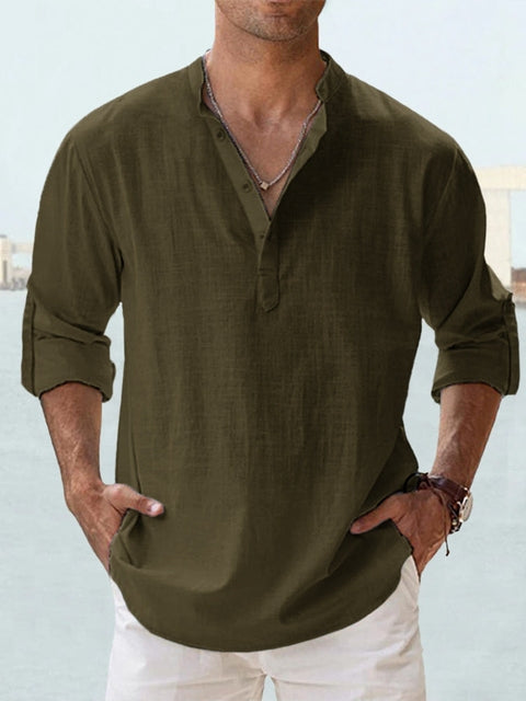 James™ | Soft and Breathable Linen Shirt