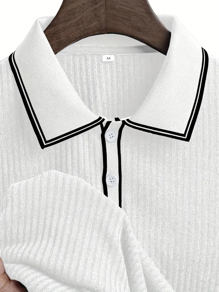 James™ | Elegant Short Sleeve Polo