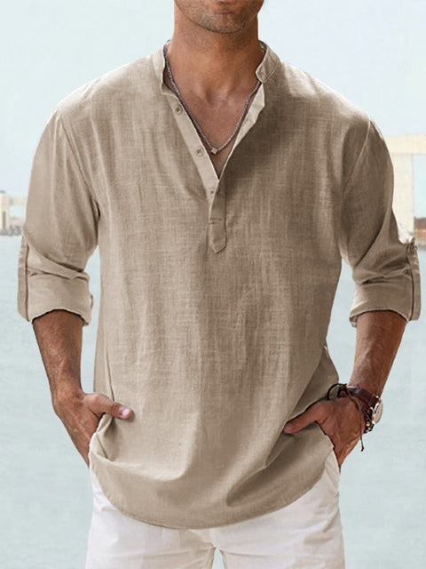 James™ | Soft and Breathable Linen Shirt