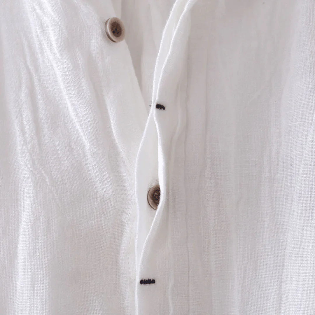 James™ | Elegant Short-Sleeve Shirt with Buttons