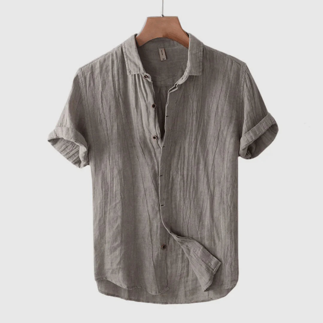 James™ | Elegant Short-Sleeve Shirt with Buttons