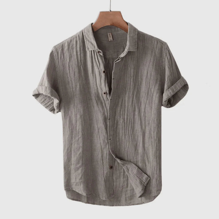 James™ | Elegant Short-Sleeve Shirt with Buttons