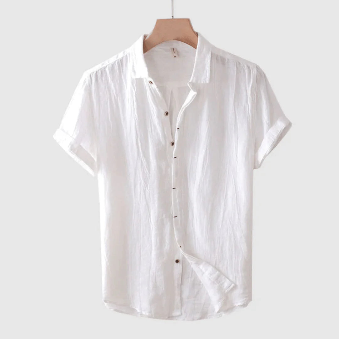 James™ | Elegant Short-Sleeve Shirt with Buttons