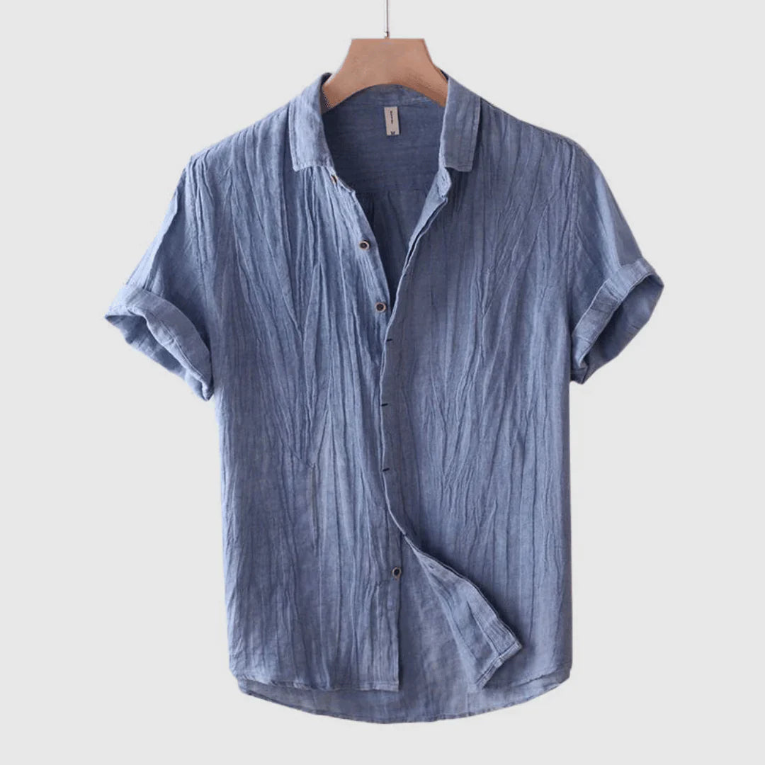 James™ | Elegant Short-Sleeve Shirt with Buttons